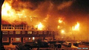 Peckham building site fire 26 November 2009